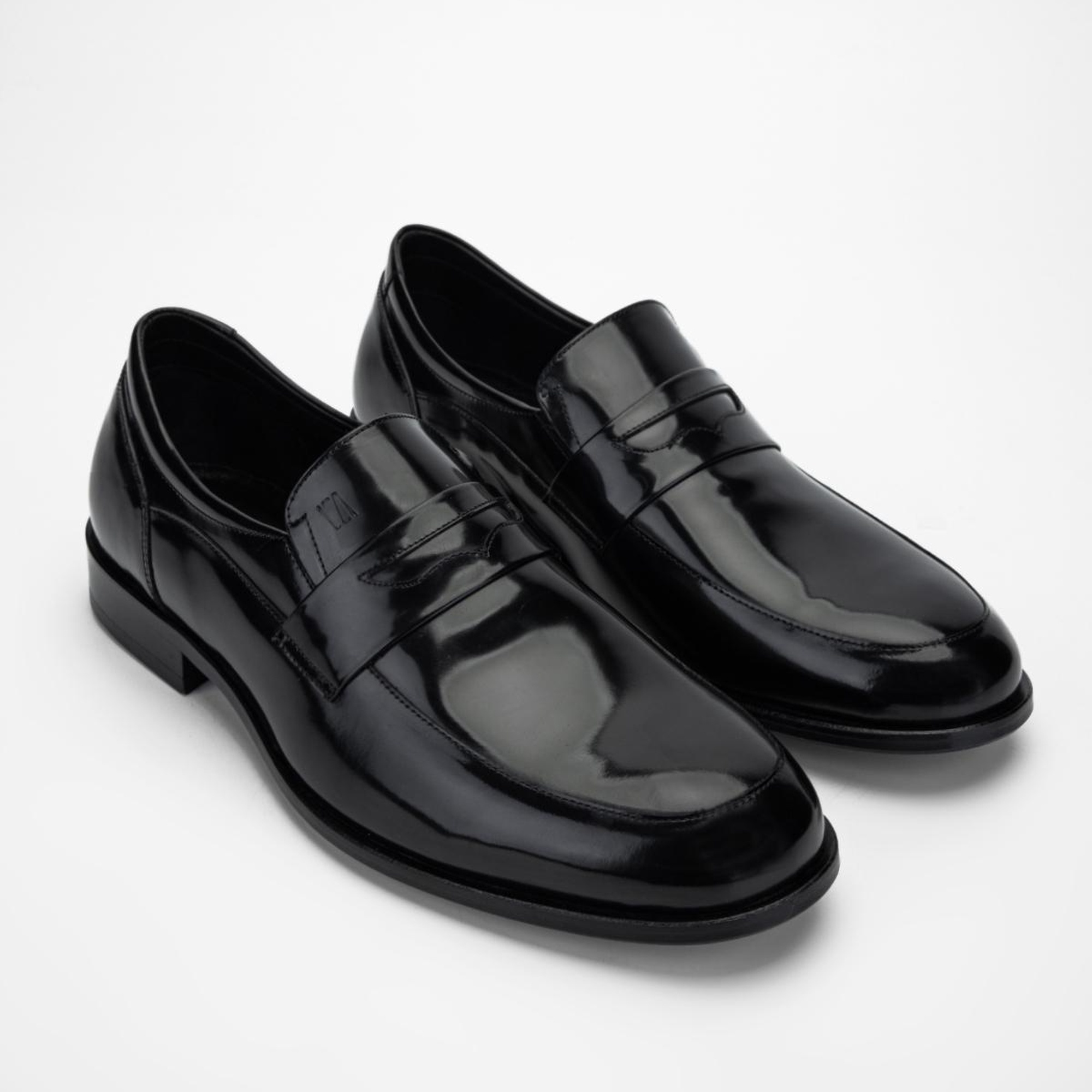 Valmenti Bona Erkek Siyah Açma Hakiki Deri Klasik Ayakkabı