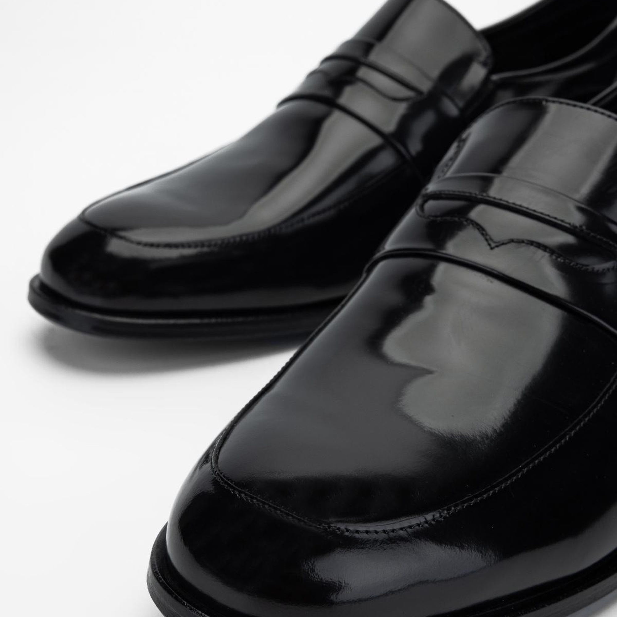 Valmenti Bona Erkek Siyah Açma Hakiki Deri Klasik Ayakkabı