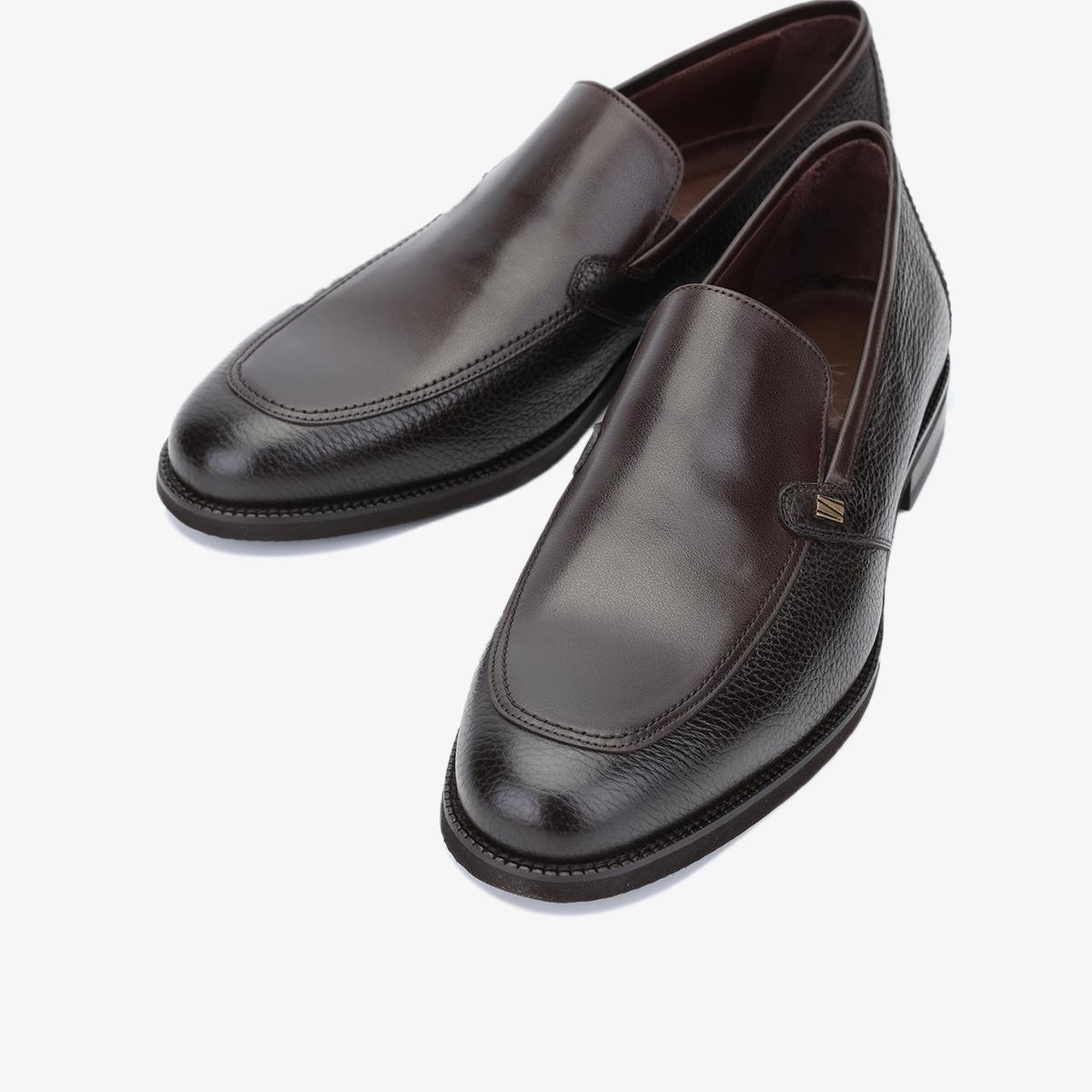 Valmenti Darla Erkek Kahve Fltr Kahve Anl Hakiki Deri Klasik Ayakkabı