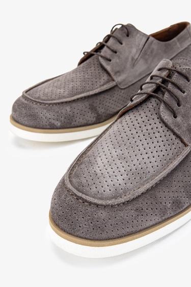  Valmenti Major Erkek Bej Süet Hakiki Deri Casual Ayakkabı