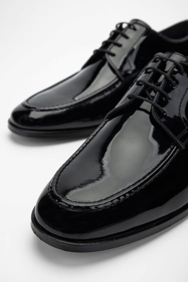  Valmenti Agathe Erkek Siyah Rugan Hakiki Deri Klasik Ayakkabı