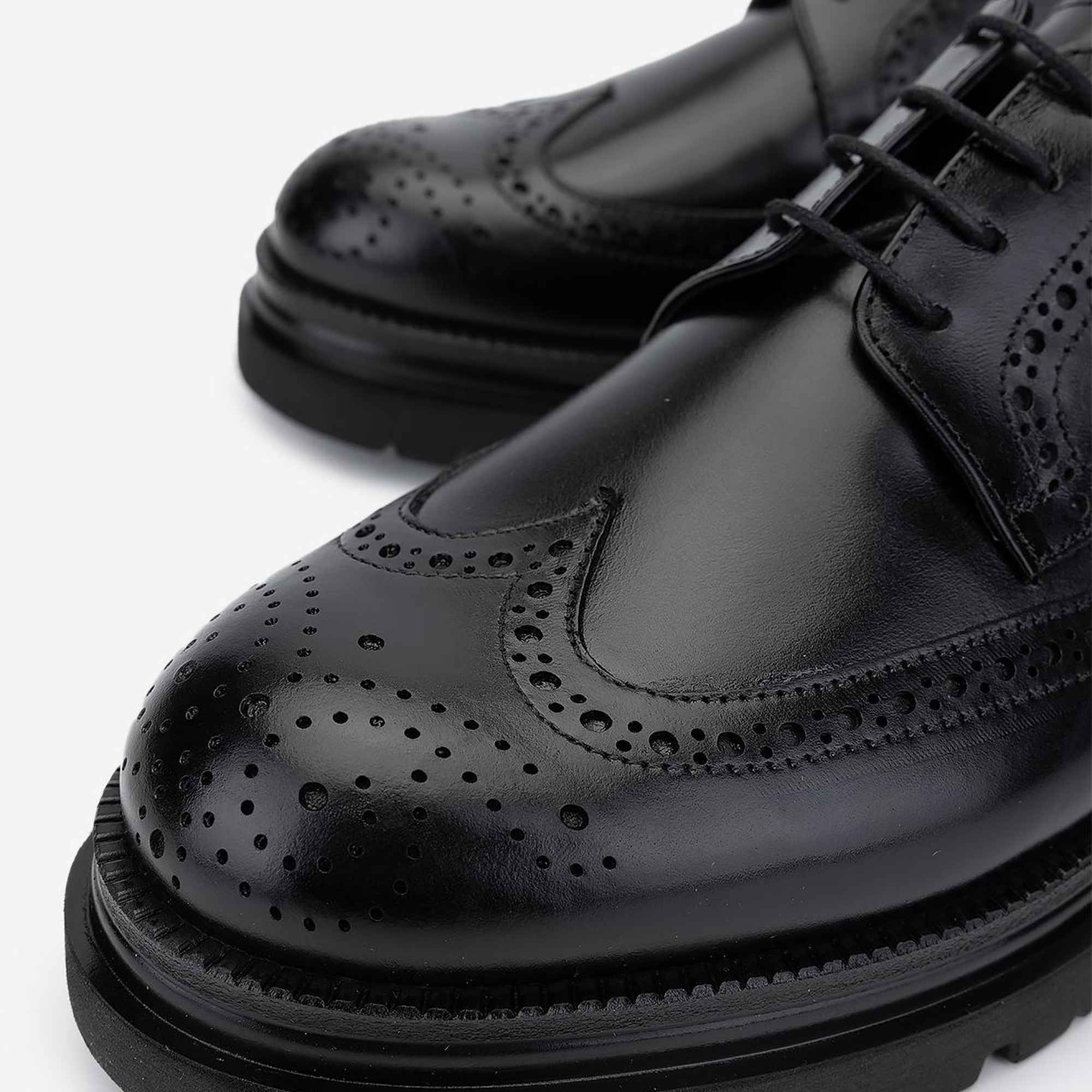 Valmenti Erkek Hakiki Deri Siyah Deri Klasik Ayakkabı