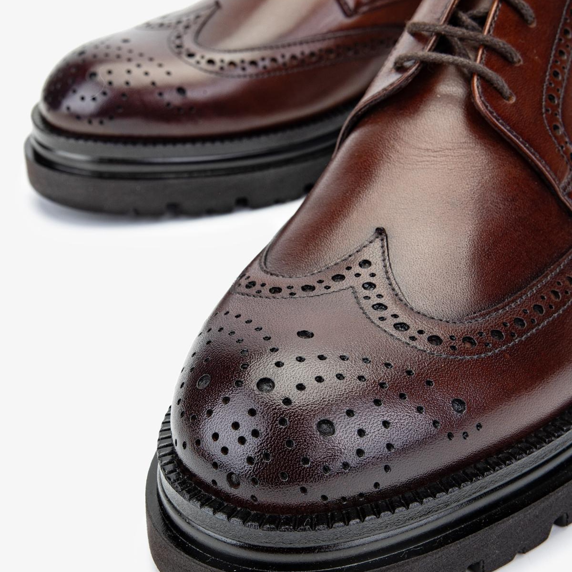 Valmenti Erkek Hakiki Deri Kahverengi Klasik Ayakkabı