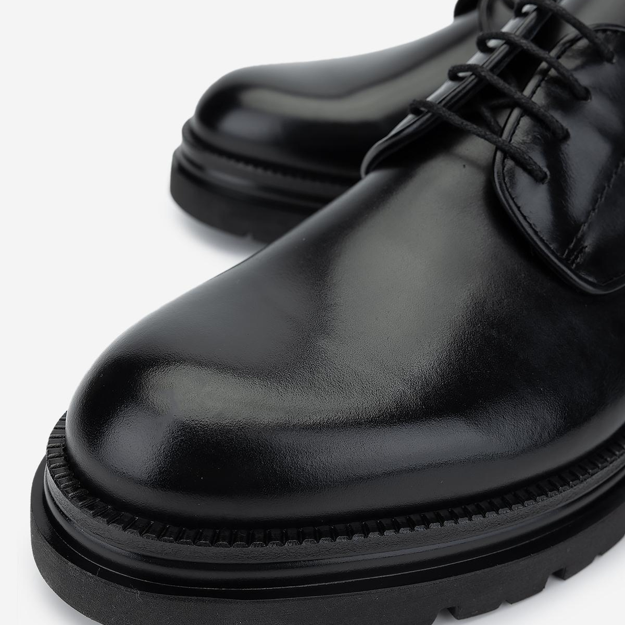 Valmenti Erkek Hakiki Deri Siyah Deri Klasik Ayakkabı