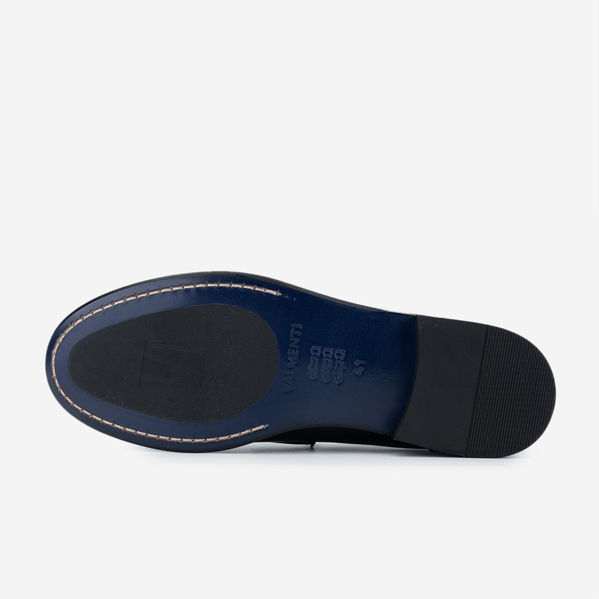 Valmenti Erkek Hakiki Deri Siyah Loafer Ayakkabı