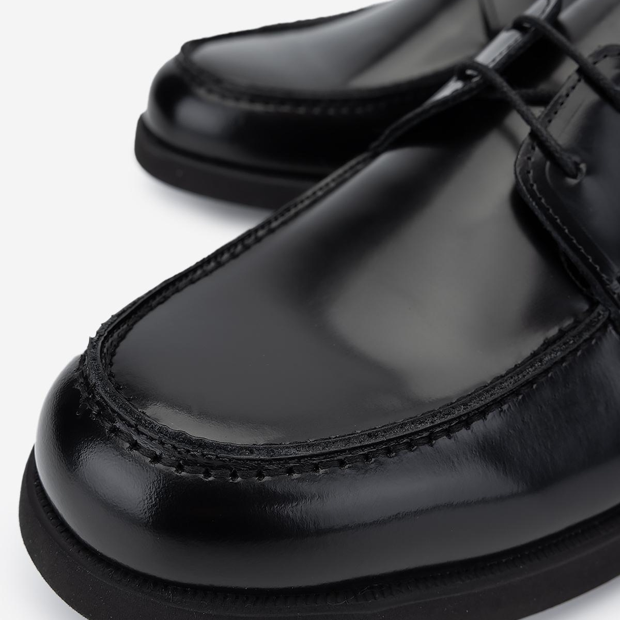 Valmenti Erkek Hakiki Deri Siyah Açma Casual Ayakkabı