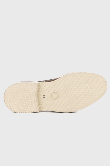  Valmenti Erkek Kahverengi Floter Hakiki Deri Casual Ayakkabı