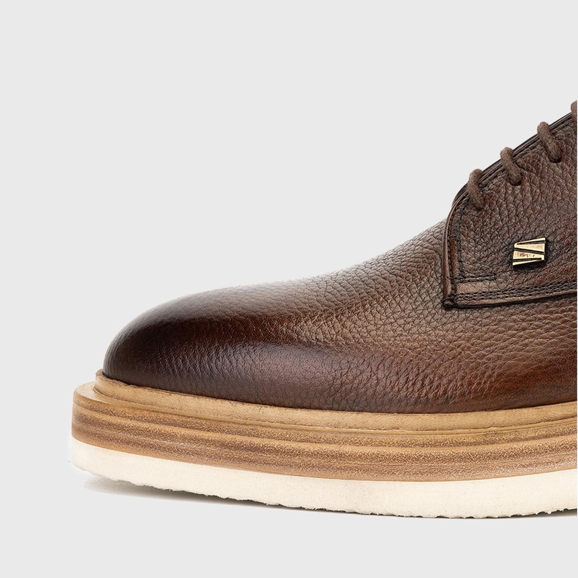 Valmenti Erkek Kahverengi Floter Hakiki Deri Casual Ayakkabı