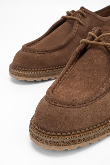  Valmenti İndie Erkek Tütün Süet Hakiki Deri Casual Ayakkabı