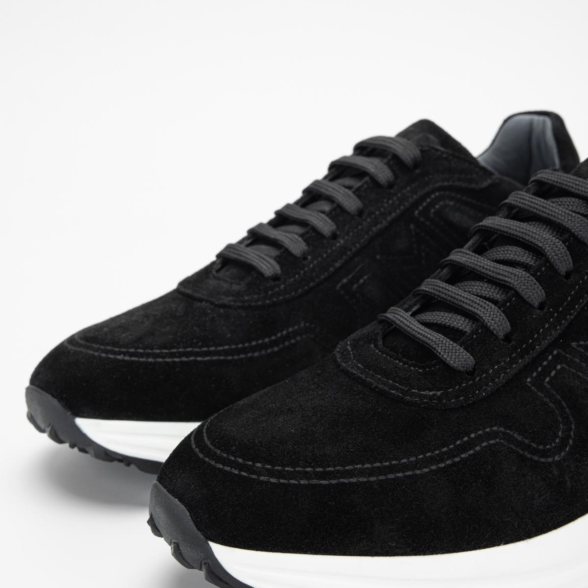 Valmenti Agatho Erkek Siyah Süet Hakiki Deri Sneakers & Spor Ayakkabı