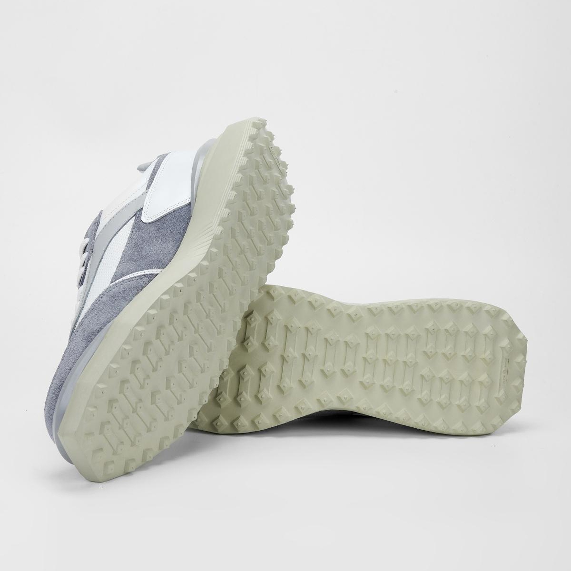 Valmenti Erkek Beyaz/gri Hakiki Deri Sneakers & Spor Ayakkabı