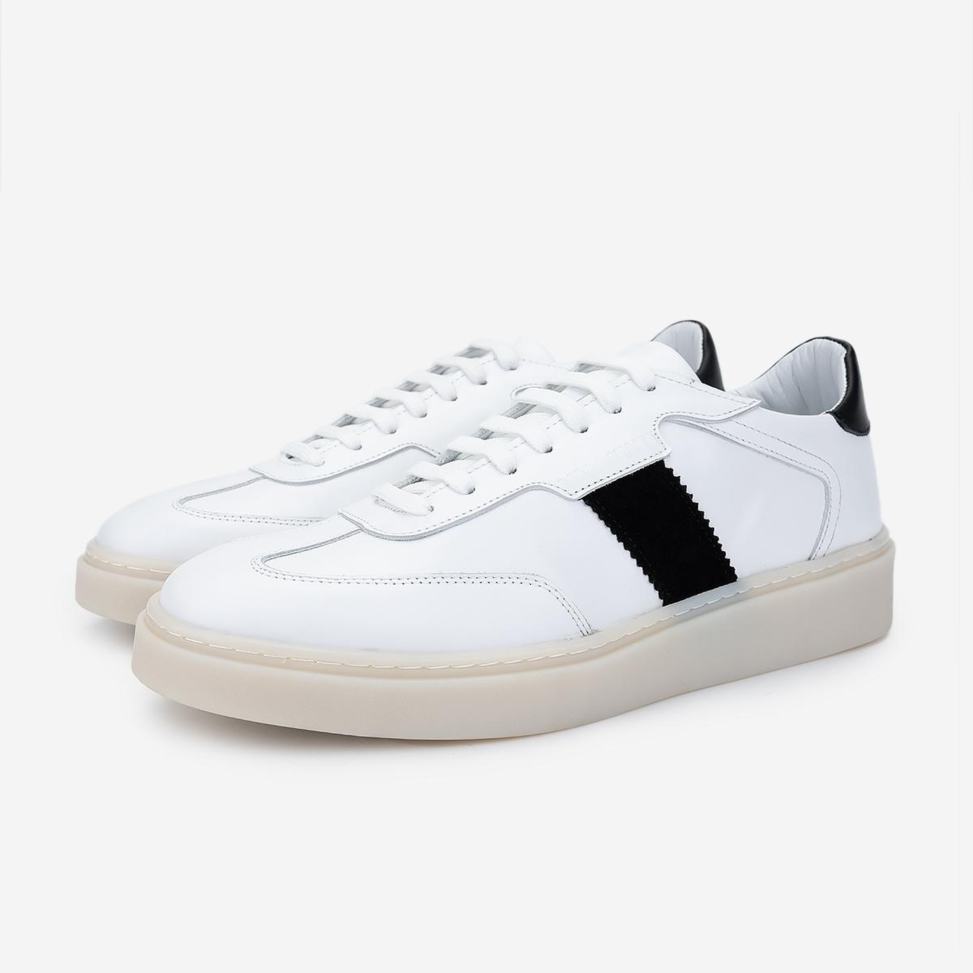 Valmenti Erkek Hakiki Deri Beyaz Sneakers & Spor Ayakkabı