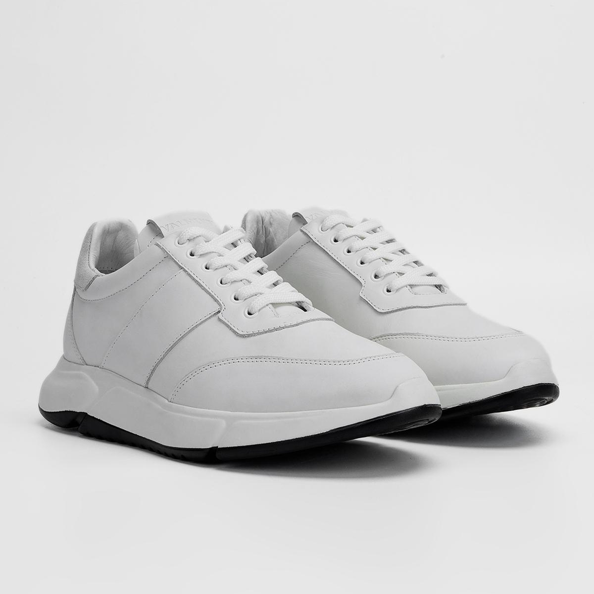 Valmenti Nova Erkek Kırık Beyaz Hakiki Deri Sneakers & Spor Ayakkabı