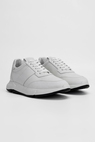  Valmenti Nova Erkek Kırık Beyaz Hakiki Deri Sneakers & Spor Ayakkabı