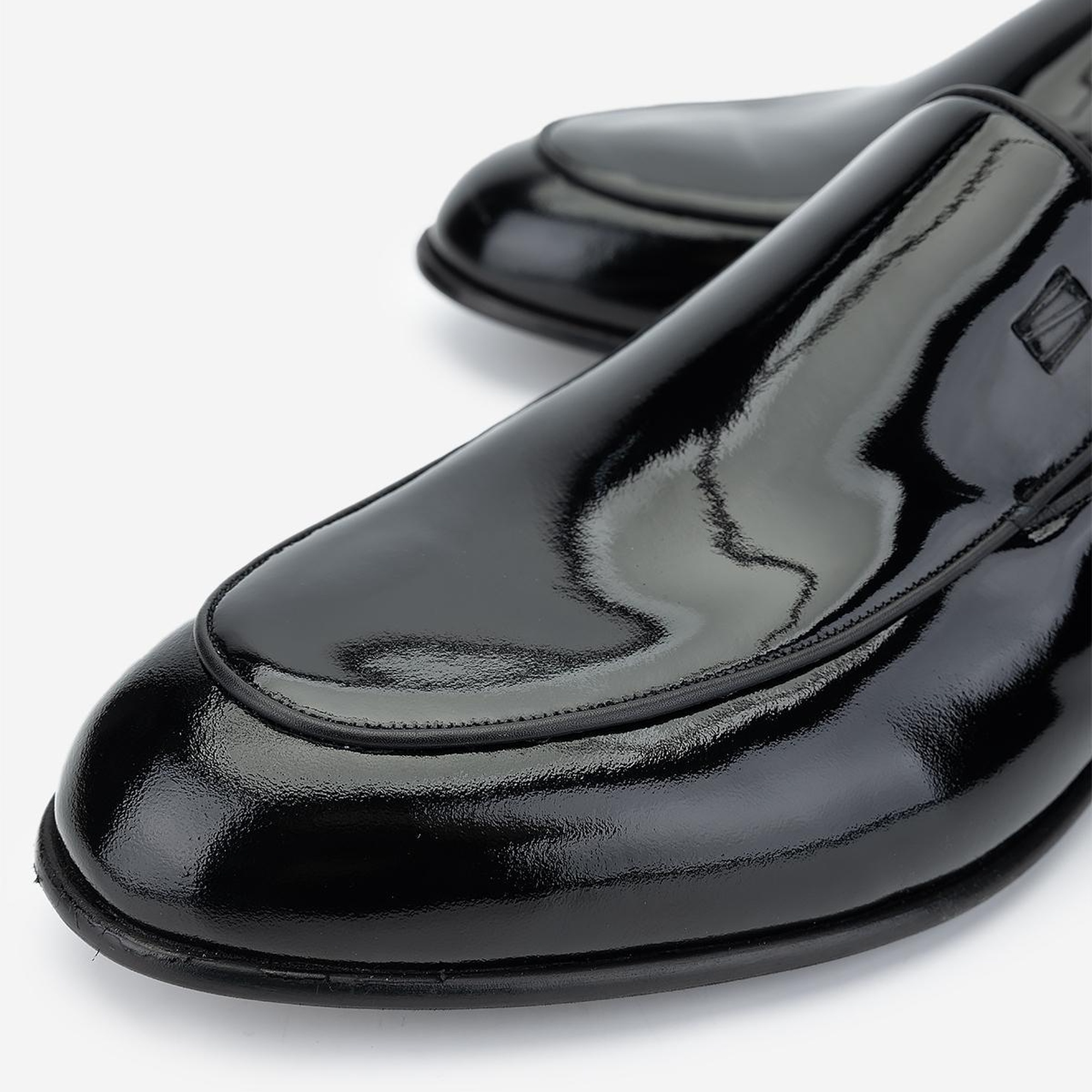 Valmenti Erkek Hakiki Deri Siyah Rugan Klasik Ayakkabı