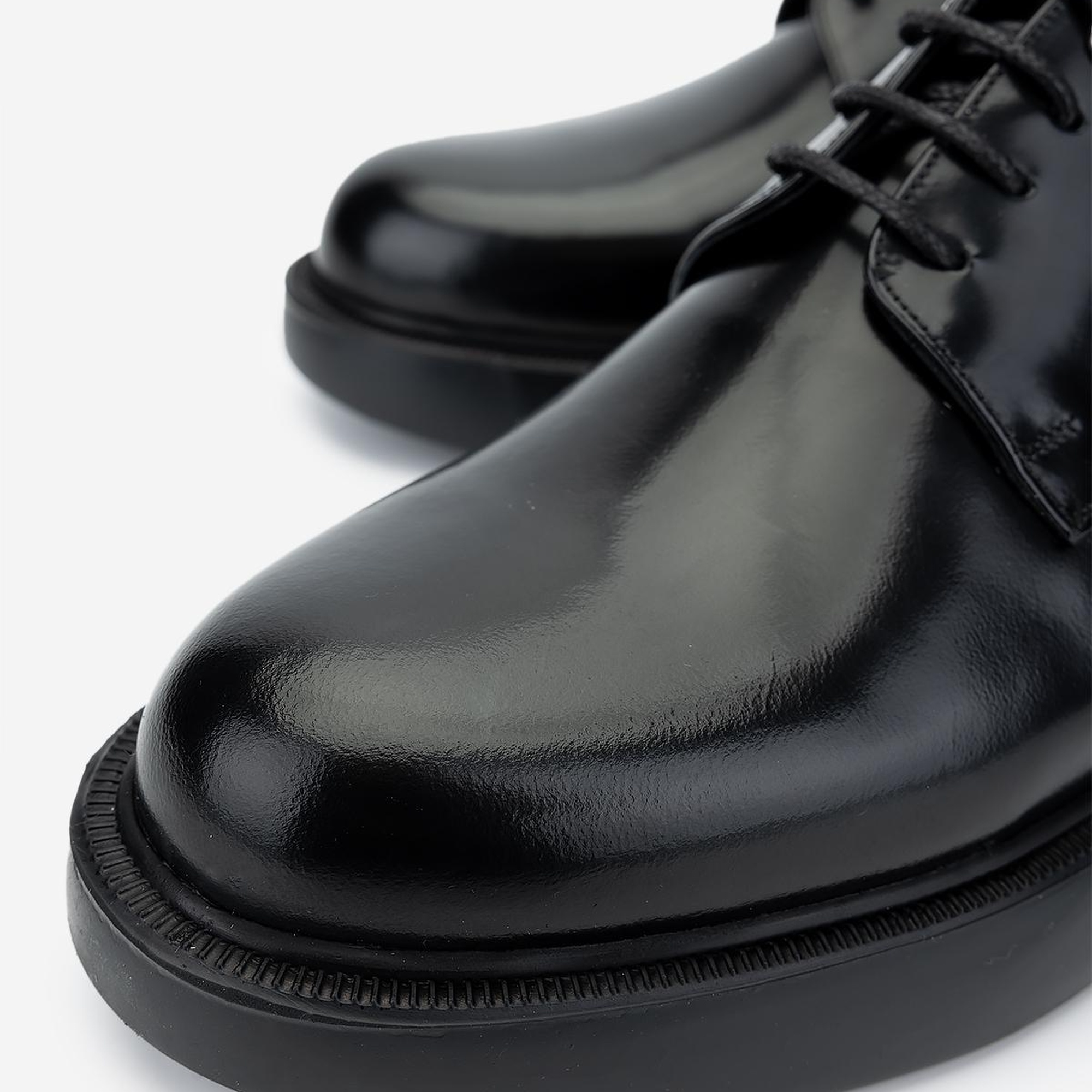 Valmenti Erkek Hakiki Deri Siyah Açma Casual Ayakkabı