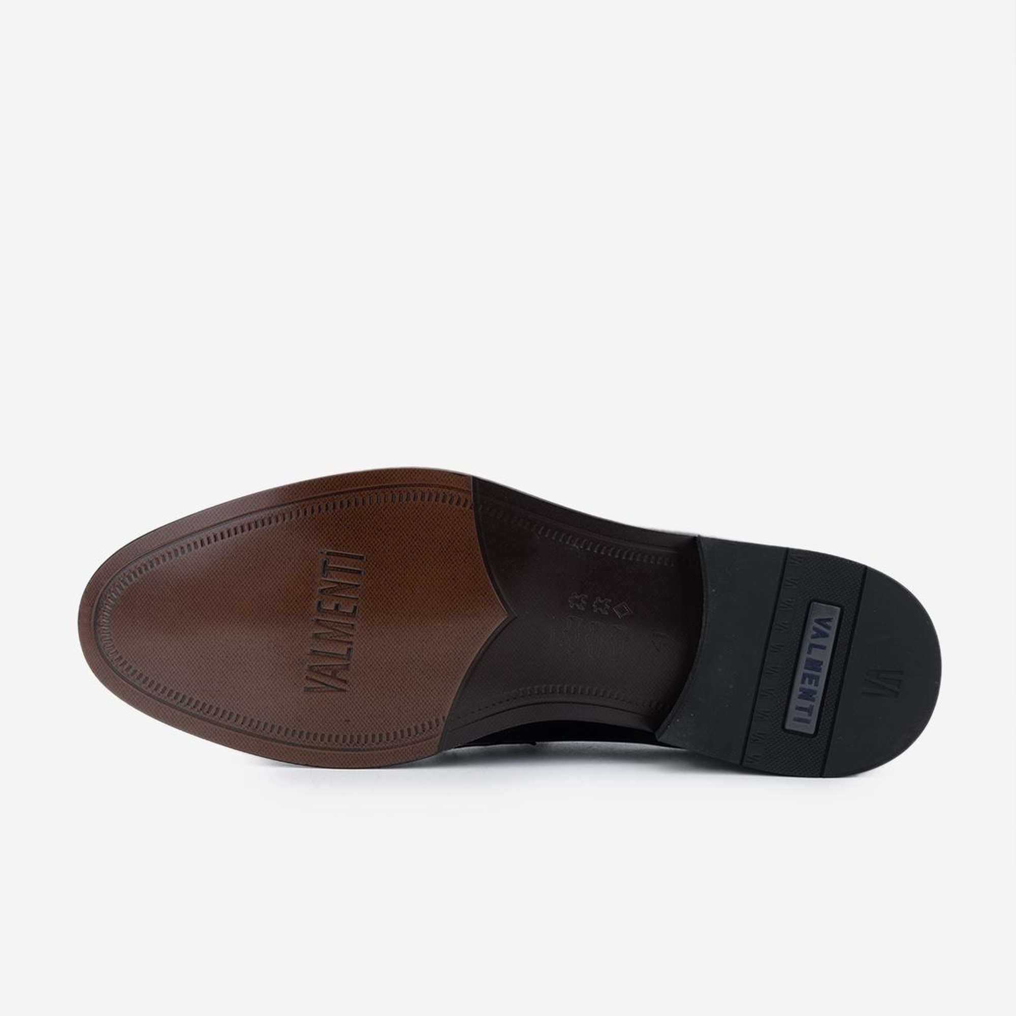 Valmenti Erkek Hakiki Deri Siyah Rugan Loafer Ayakkabı