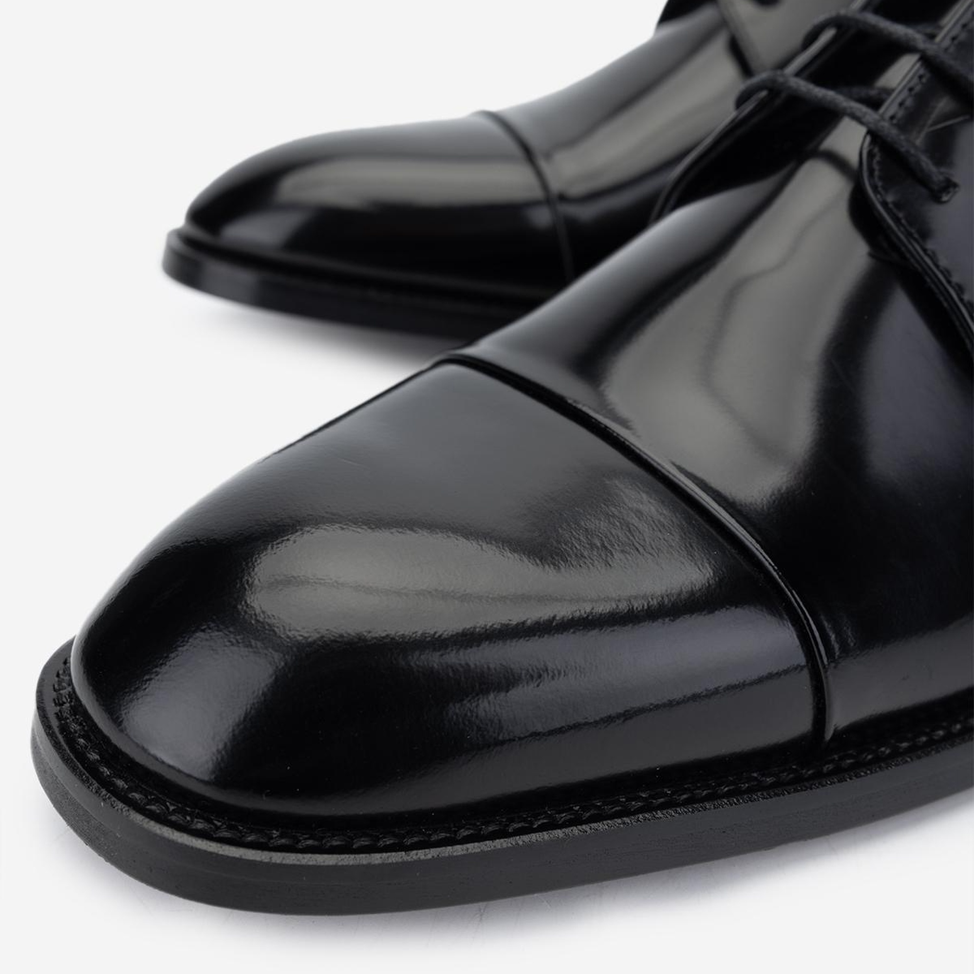 Valmenti Erkek Hakiki Deri Siyah Açma Klasik Ayakkabı