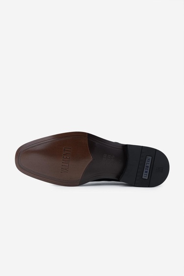  Valmenti Erkek Hakiki Deri Siyah Açma Klasik Ayakkabı