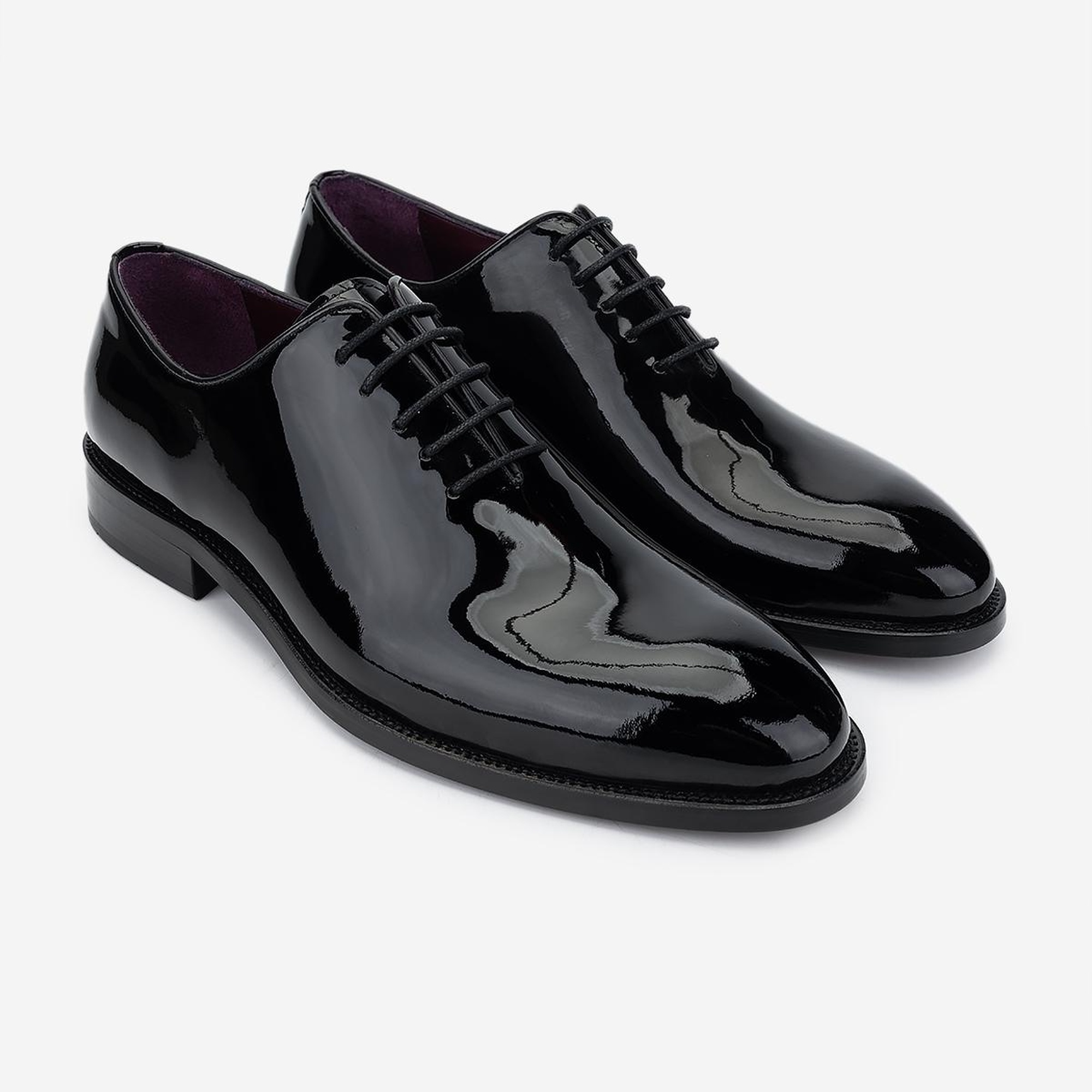 Valmenti Erkek Hakiki Deri Siyah Rugan Klasik Ayakkabı