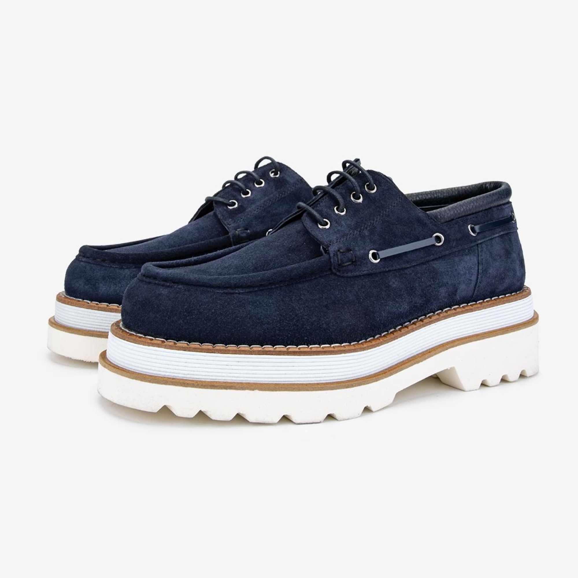 Valmenti EVVA Erkek Lacivert Süet Hakiki Deri Casual Ayakkabı