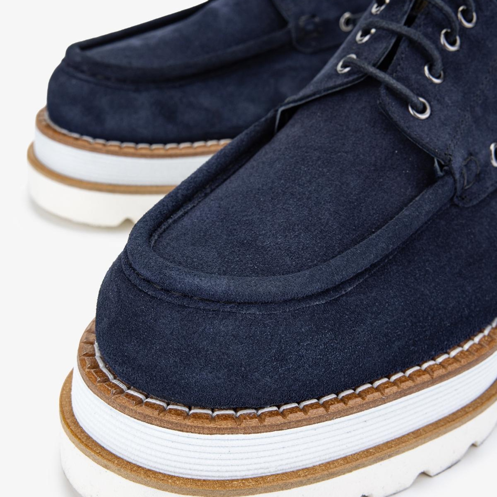 Valmenti EVVA Erkek Lacivert Süet Hakiki Deri Casual Ayakkabı