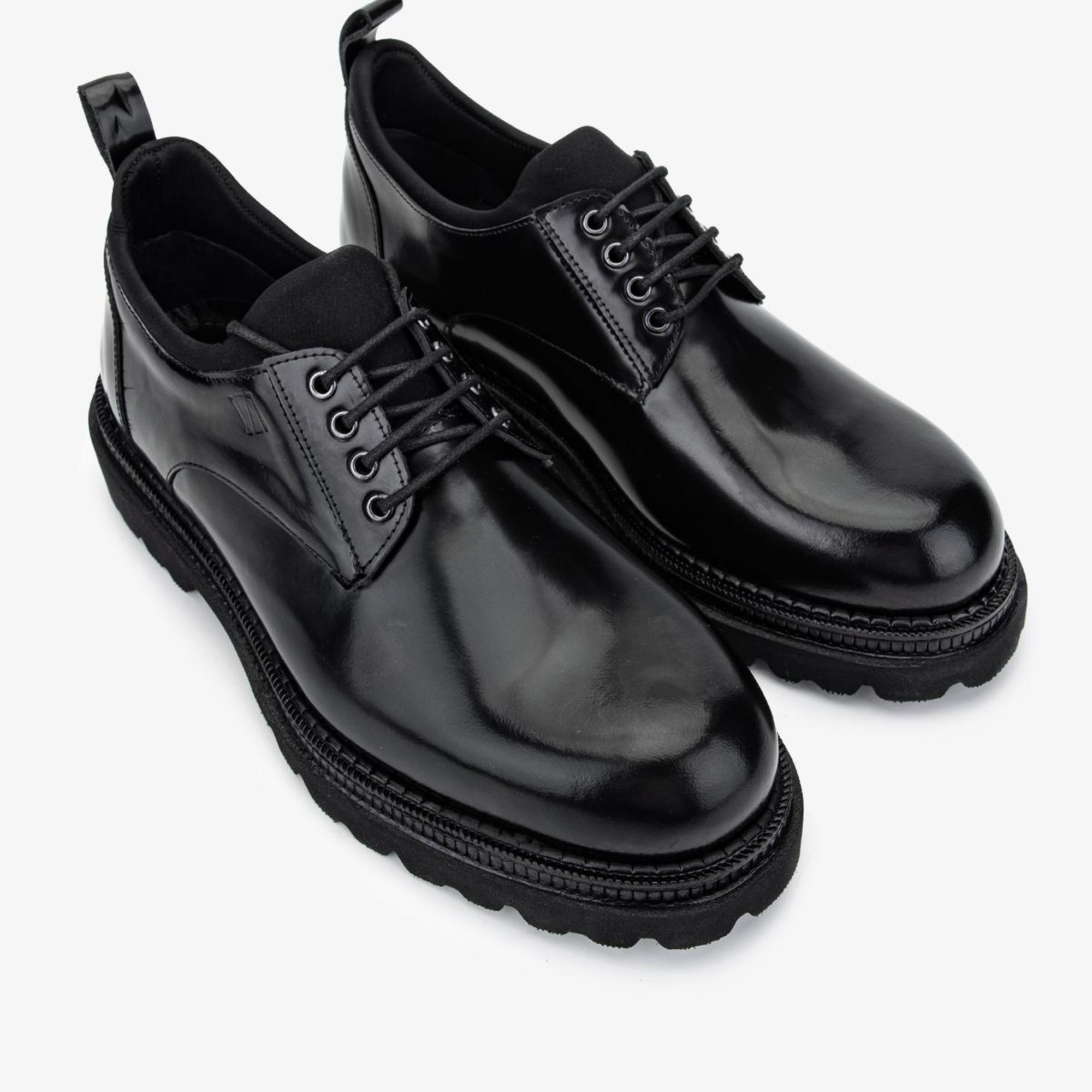 Valmenti Erkek Hakiki Deri Siyah Açma Casual Ayakkabı