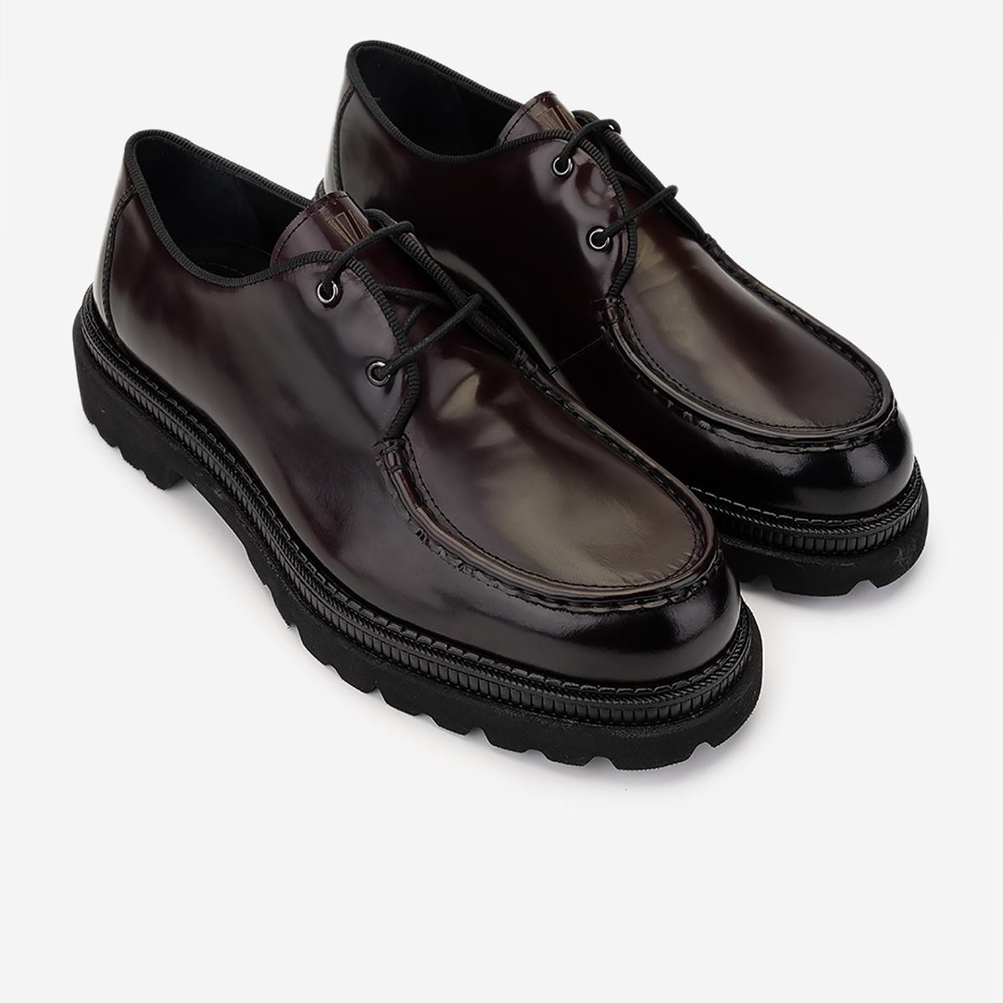 Valmenti Erkek Hakiki Deri Bordo Casual Ayakkabı