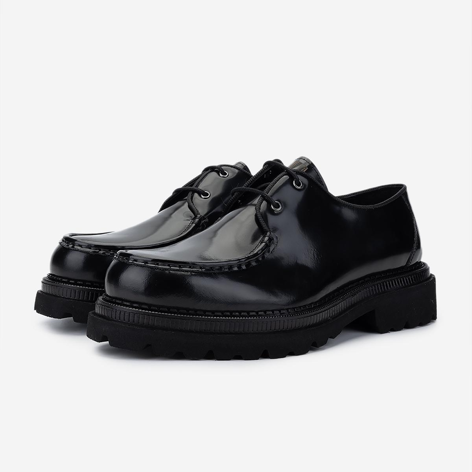 Valmenti Erkek Hakiki Deri Siyah Açma Casual Ayakkabı