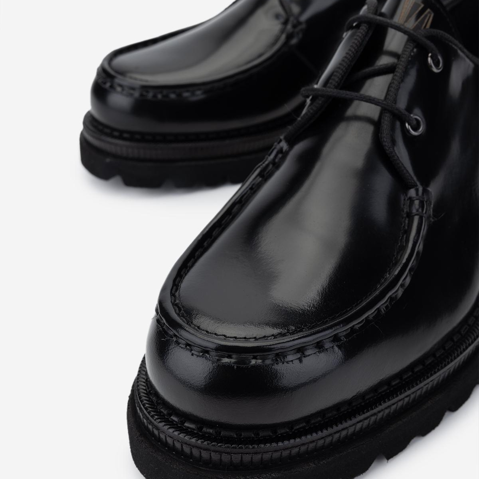 Valmenti Erkek Hakiki Deri Siyah Açma Casual Ayakkabı