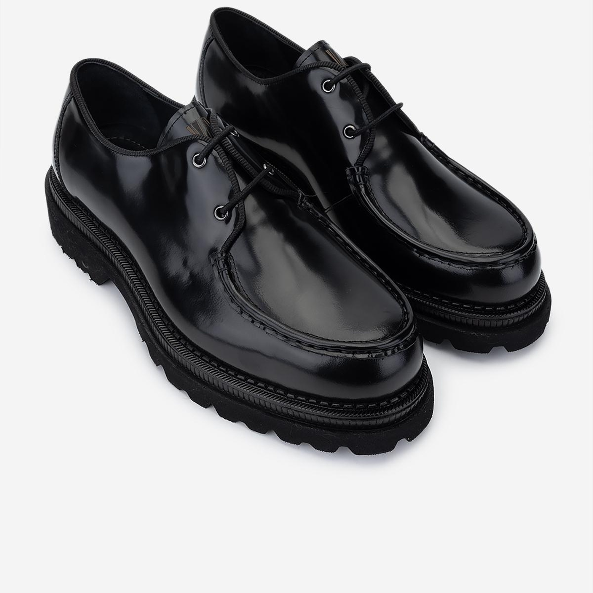 Valmenti Erkek Hakiki Deri Siyah Açma Casual Ayakkabı