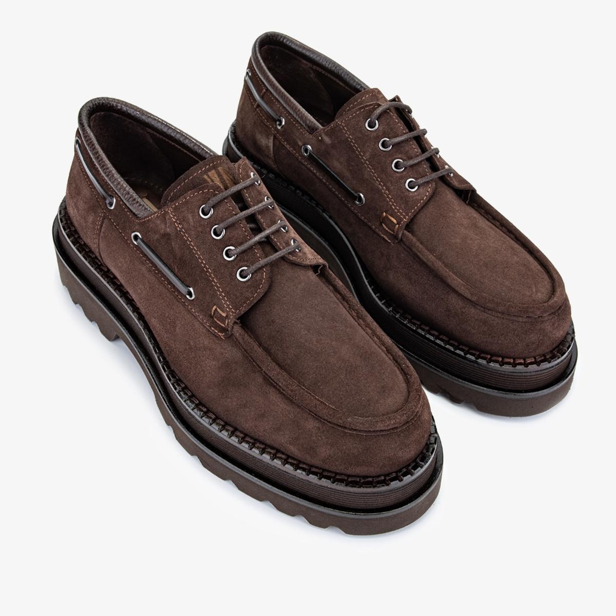 Valmenti EVVA Erkek Kahverengi Süet Hakiki Deri Casual Ayakkabı