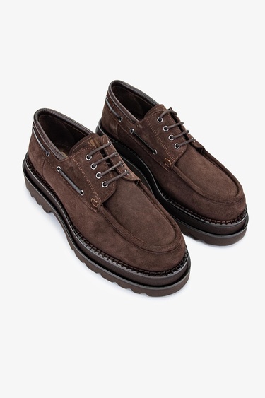  Valmenti EVVA Erkek Kahverengi Süet Hakiki Deri Casual Ayakkabı