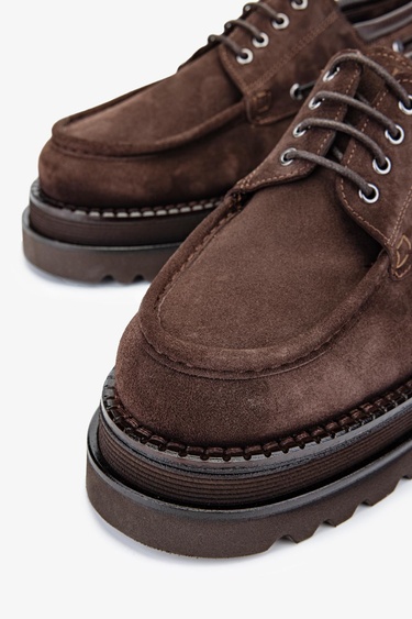  Valmenti EVVA Erkek Kahverengi Süet Hakiki Deri Casual Ayakkabı