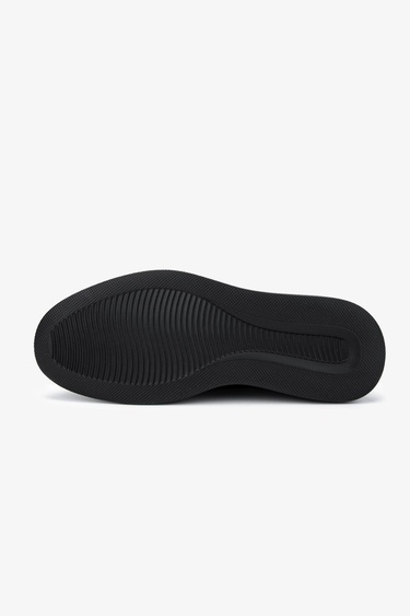  Valmenti Erkek Hakiki Deri Siyah Deri Casual Ayakkabı