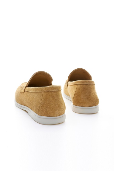  Valmenti Lucio Erkek Camel Süet Hakiki Deri Loafer Ayakkabı