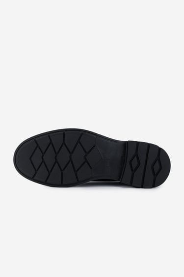  Valmenti Erkek Hakiki Deri Siyah Deri Klasik Ayakkabı