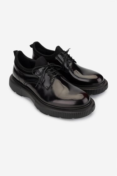  Valmenti Erkek Hakiki Deri Bordo Casual Ayakkabı