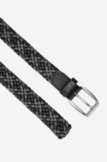  Valmenti Naghis Erkek SYH/GRI ORGU Hakiki Deri Casual Kemer