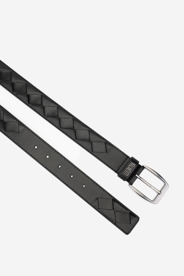  Valmenti Chic Erkek Siyah Hakiki Deri Casual Kemer