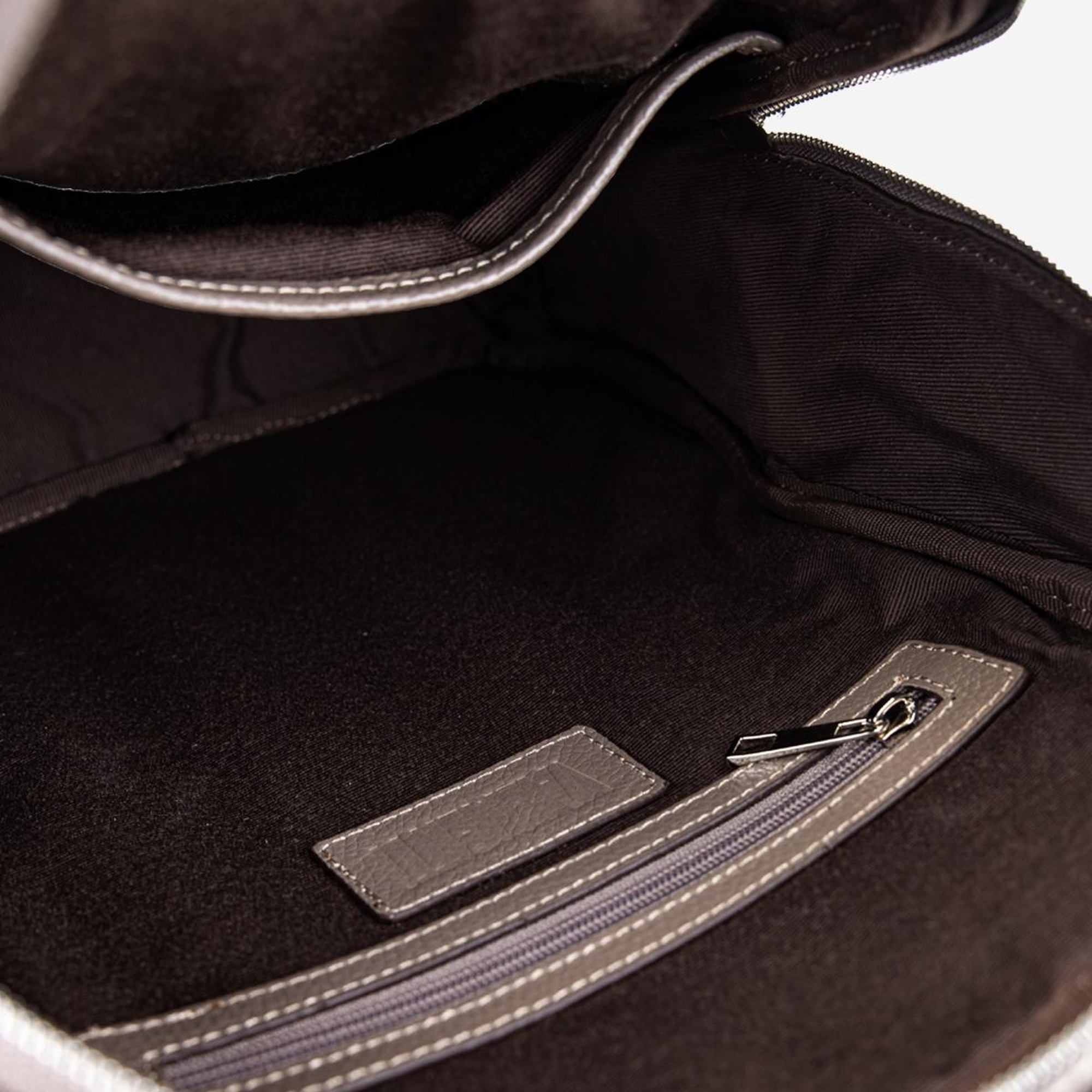 Valmenti Aron Erkek Vizon Floter Hakiki Deri Sırt Çantası