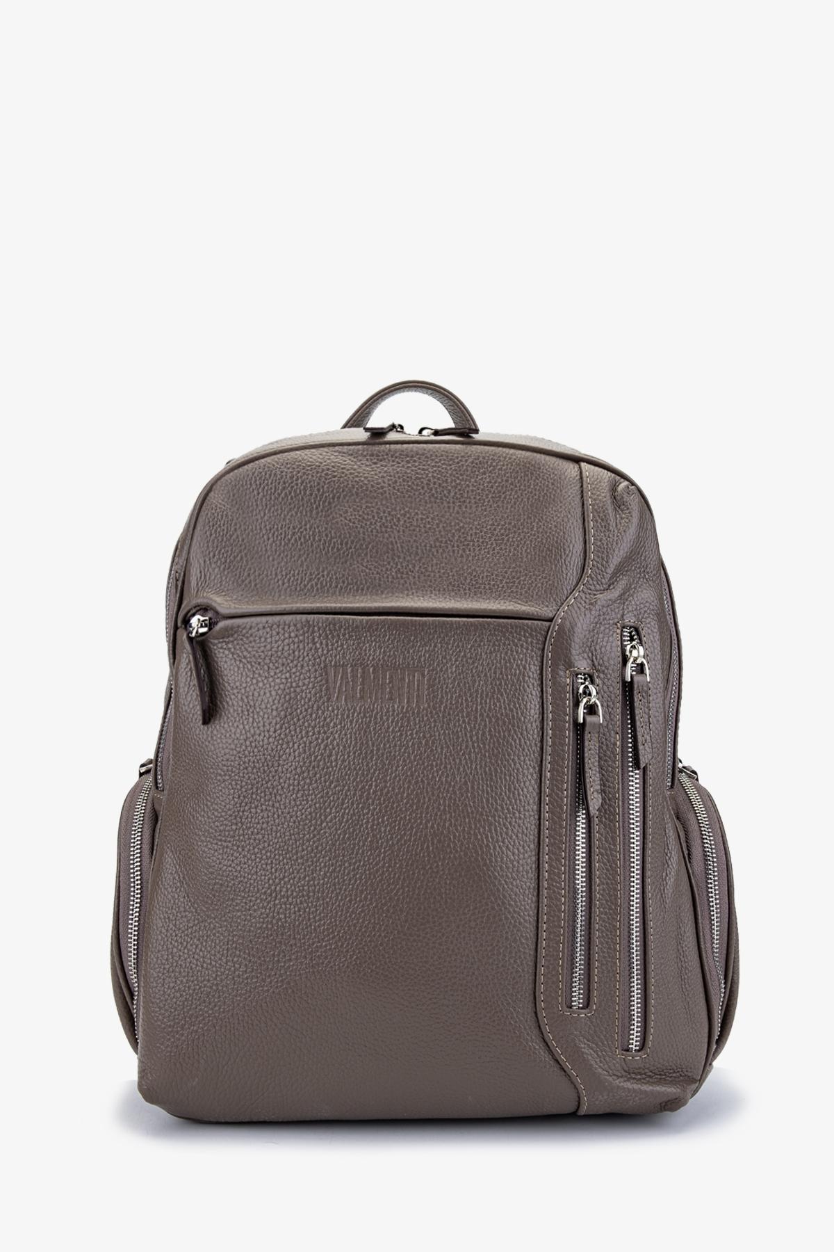  Valmenti Aron Erkek Vizon Floter Hakiki Deri Sırt Çantası