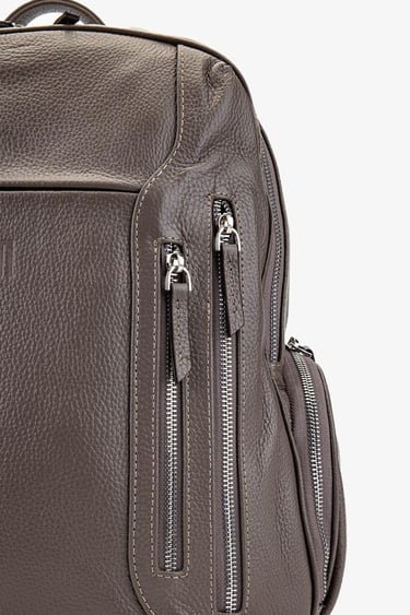  Valmenti Aron Erkek Vizon Floter Hakiki Deri Sırt Çantası