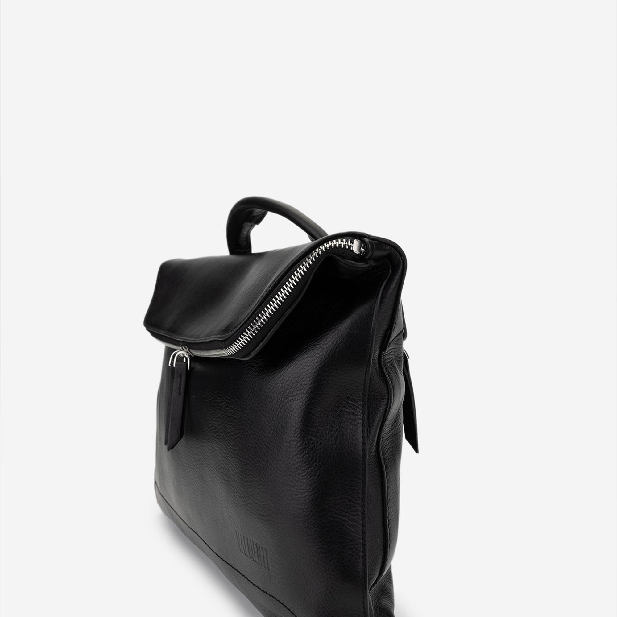 Valmenti Erkek Hakiki Deri Siyah Evrak Çantası