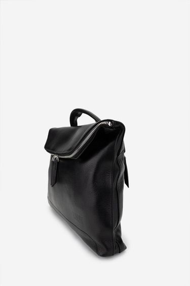  Valmenti Erkek Hakiki Deri Siyah Evrak Çantası