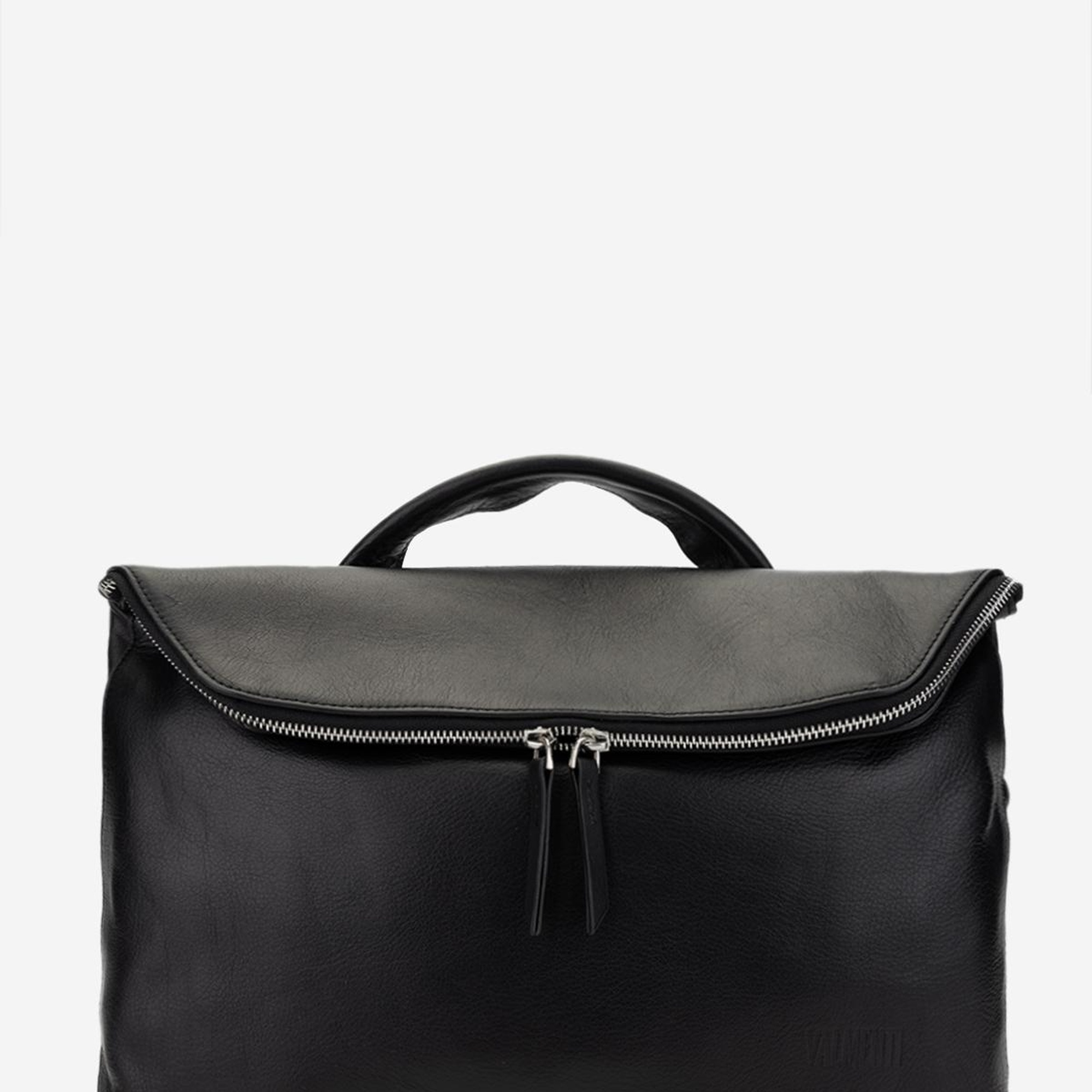 Valmenti Erkek Hakiki Deri Siyah Evrak Çantası