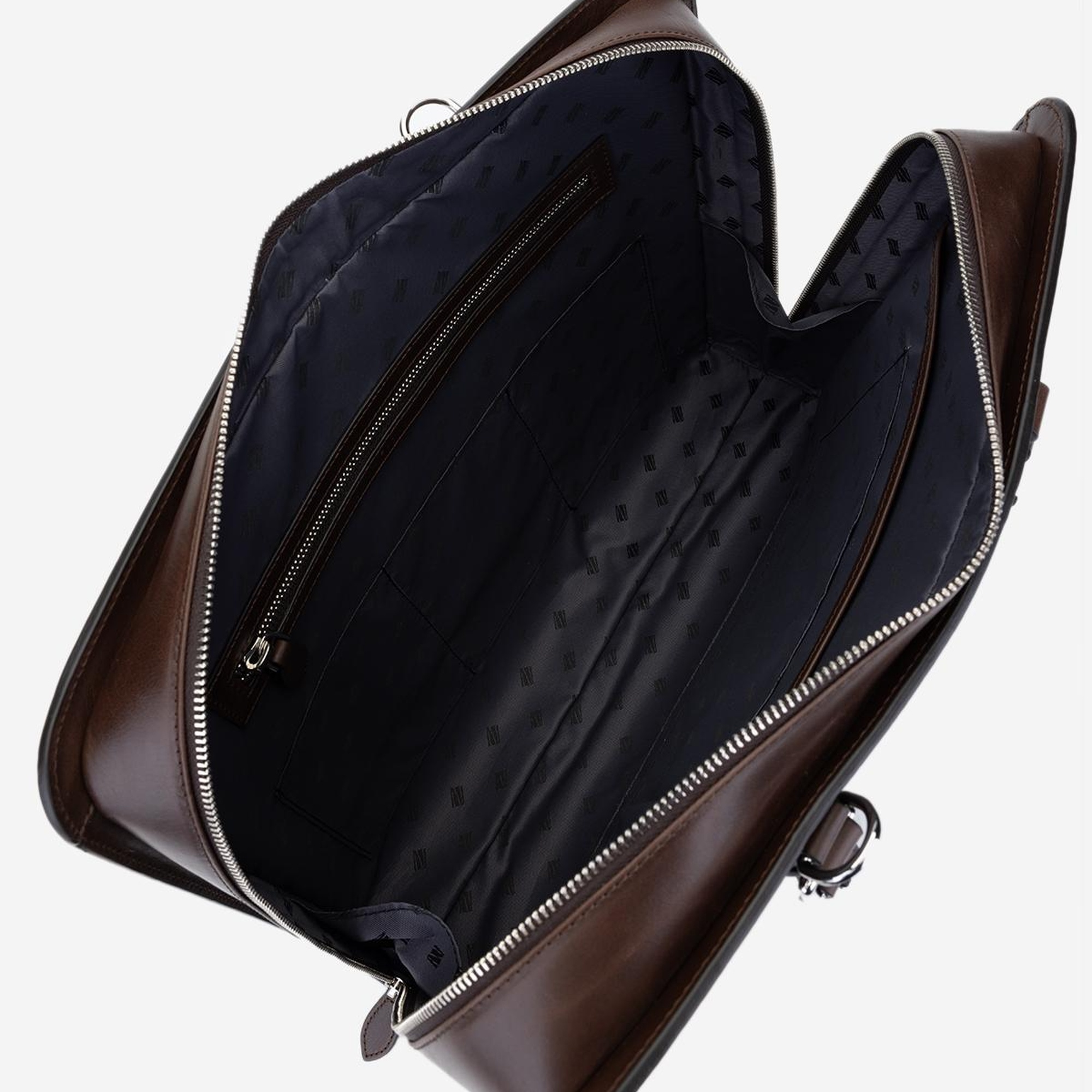 Valmenti Esimo Erkek Kahverengi Hakiki Deri El Çantası