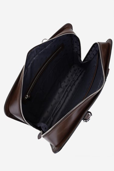  Valmenti Esimo Erkek Kahverengi Hakiki Deri El Çantası