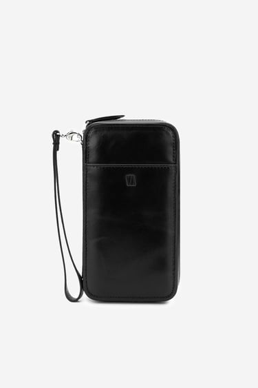  Valmenti Erkek Hakiki Deri Siyah El Çantası