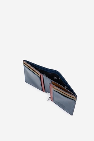  Valmenti Saksy Erkek Lacivert Hakiki Deri Cüzdan